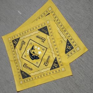 2 - NEW | CASCADE BLONDE | AMERICAN WHISKEY | NECKERCHIEFS